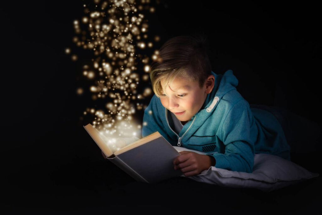 Kind leest magisch boek 1